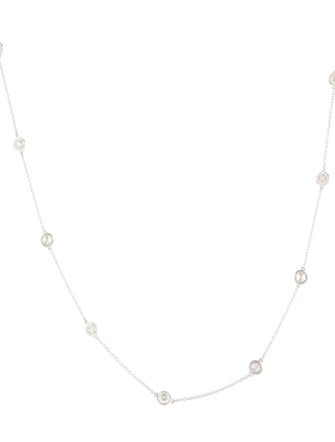 Necklace 14K 2.00ctw Diamond Station Necklace