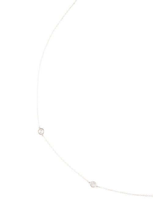 Necklace 14K 1.04ctw Diamond Station Necklace