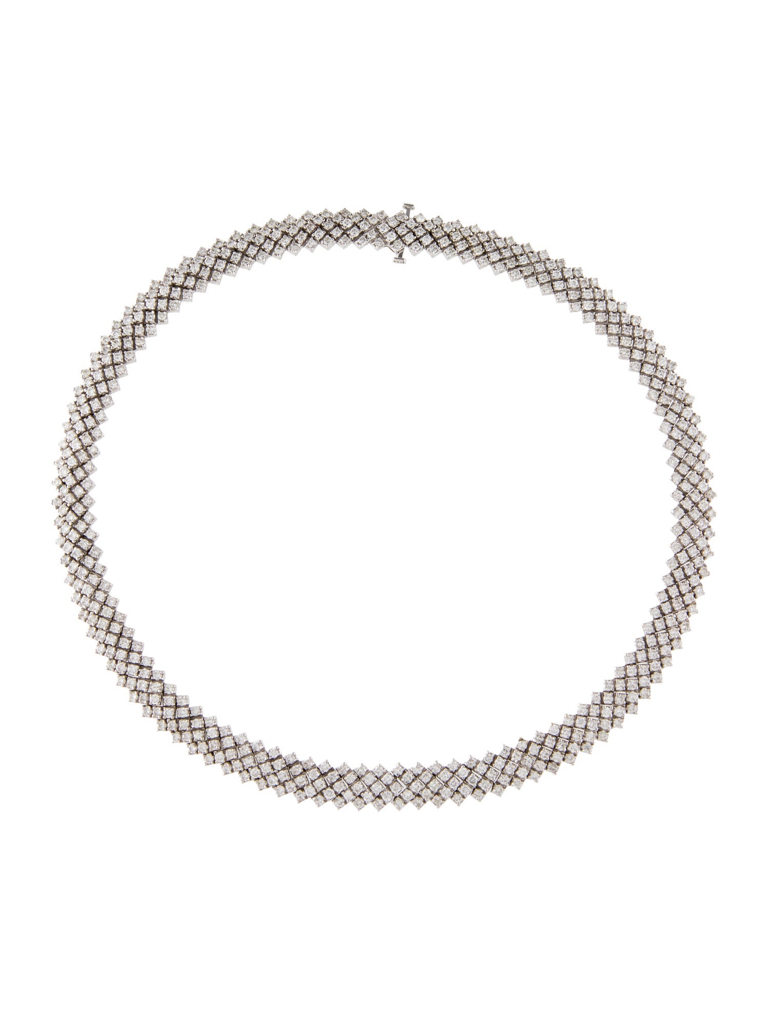 Necklace 14K 20.40ctw Diamond Collar Necklace