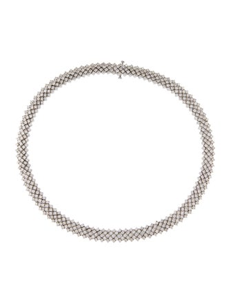 Necklace 14K 20.40ctw Diamond Collar Necklace