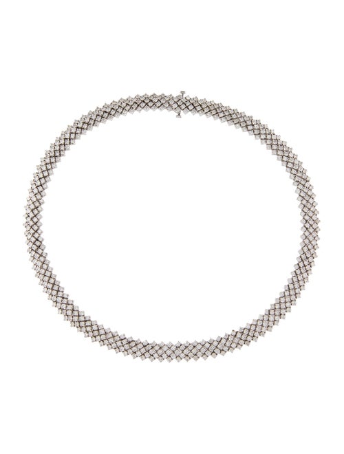 Necklace 14K 20.40ctw Diamond Collar Necklace