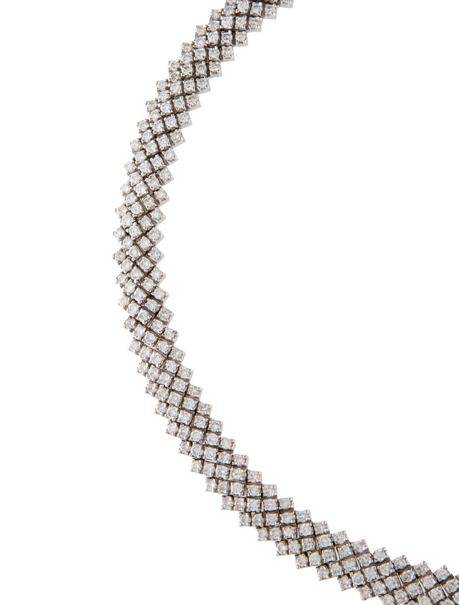 Necklace 14K 20.40ctw Diamond Collar Necklace