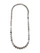 Necklace 18K Pearl & 2.79ctw Diamond Strand Necklace