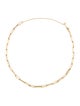 Necklace 14K Paperclip Link Choker Necklace