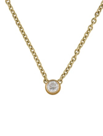 Necklace 18K Diamond Pendant Necklace