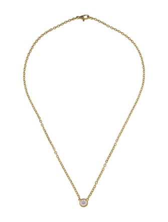 Necklace 18K Diamond Pendant Necklace