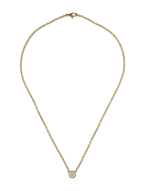 Necklace 18K Diamond Pendant Necklace