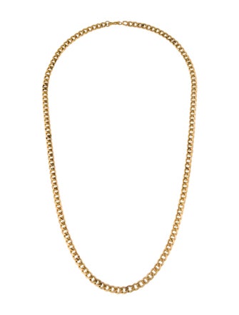 Necklace 18K Curb Chain Necklace