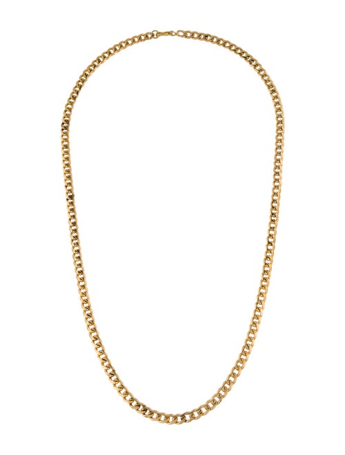 Necklace 18K Curb Chain Necklace