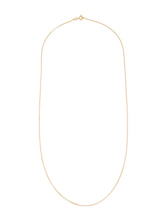 Necklace 18K Box Chain Necklace