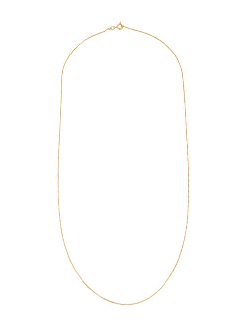 Necklace 18K Box Chain Necklace