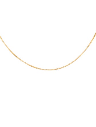 Necklace 18K Box Chain Necklace