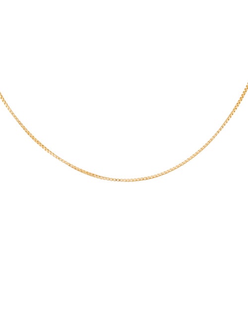 Necklace 18K Box Chain Necklace