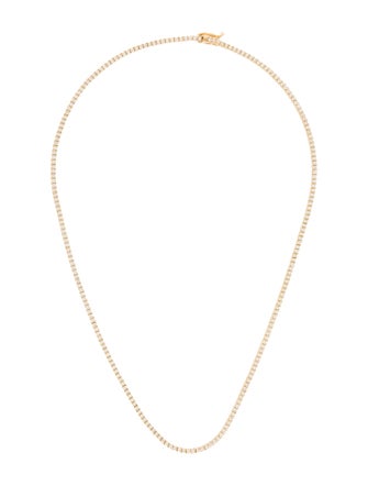 Necklace 14K 2.21ctw Lab-Grown Diamond Tennis Necklace
