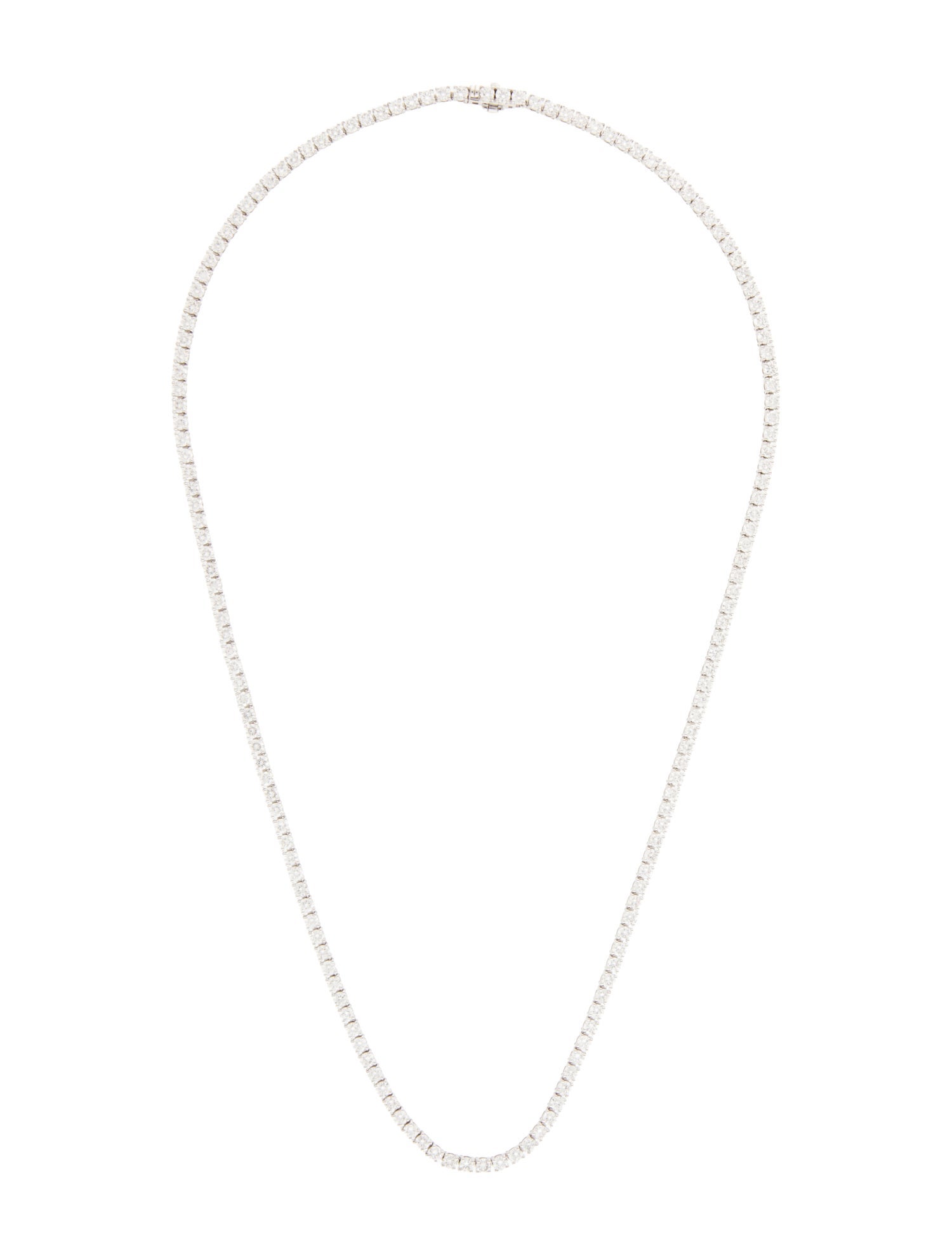 Necklace 14K 10.14ctw Lab-Grown Diamond Tennis