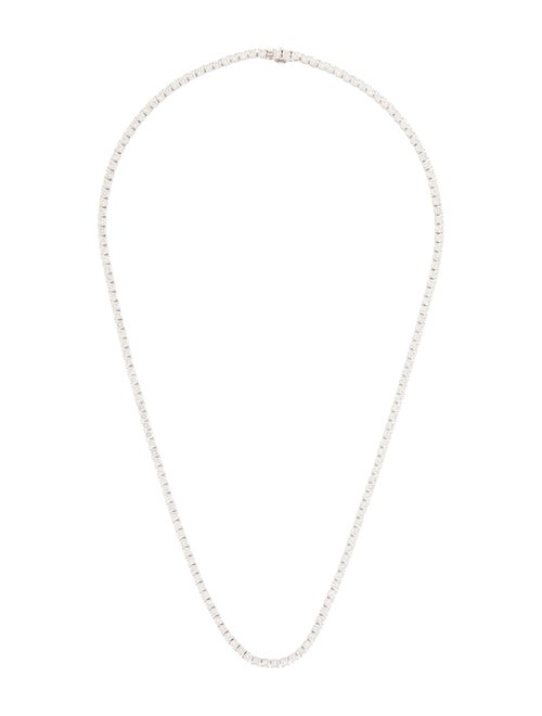 Necklace 14K 10.14ctw Lab-Grown Diamond Tennis Necklace