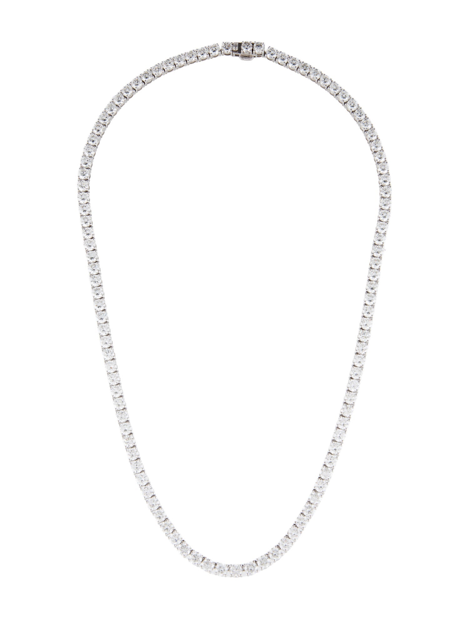 Necklace 14K 28.92ctw Lab-Grown Diamond Collar Necklace