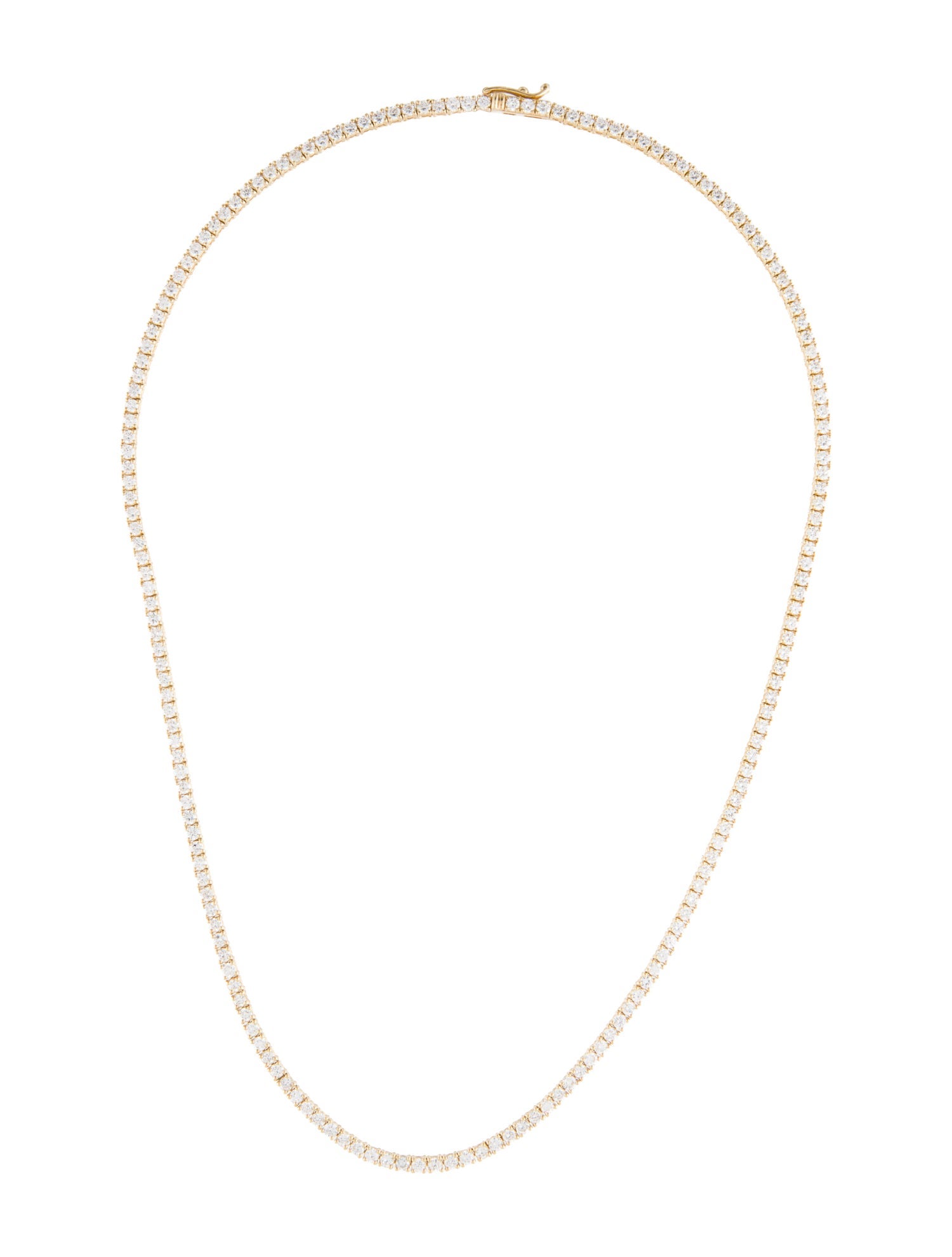 Necklace 14K 6.13ctw Lab-Grown Diamond Tennis