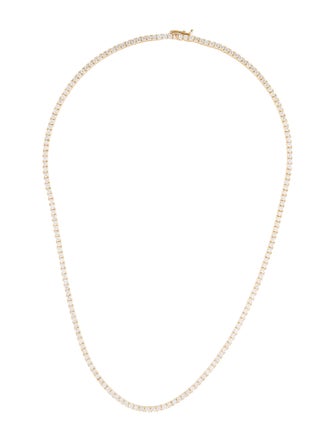 Necklace 14K 6.13ctw Lab-Grown Diamond Tennis Necklace