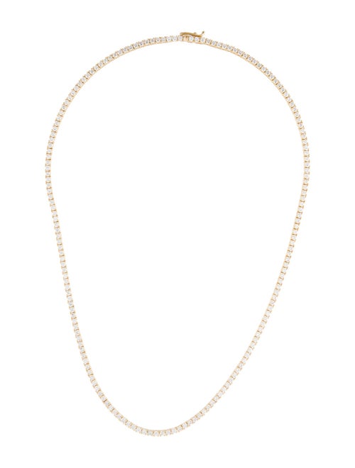 Necklace 14K 6.13ctw Lab-Grown Diamond Tennis Necklace