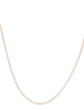 Necklace 14K 6.13ctw Lab-Grown Diamond Tennis Necklace