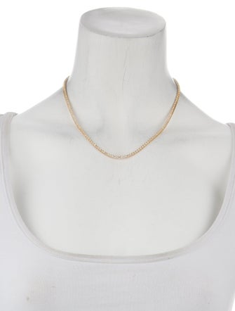 Necklace 14K 6.13ctw Lab-Grown Diamond Tennis Necklace