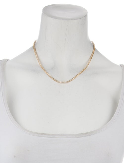 Necklace 14K 6.13ctw Lab-Grown Diamond Tennis Necklace