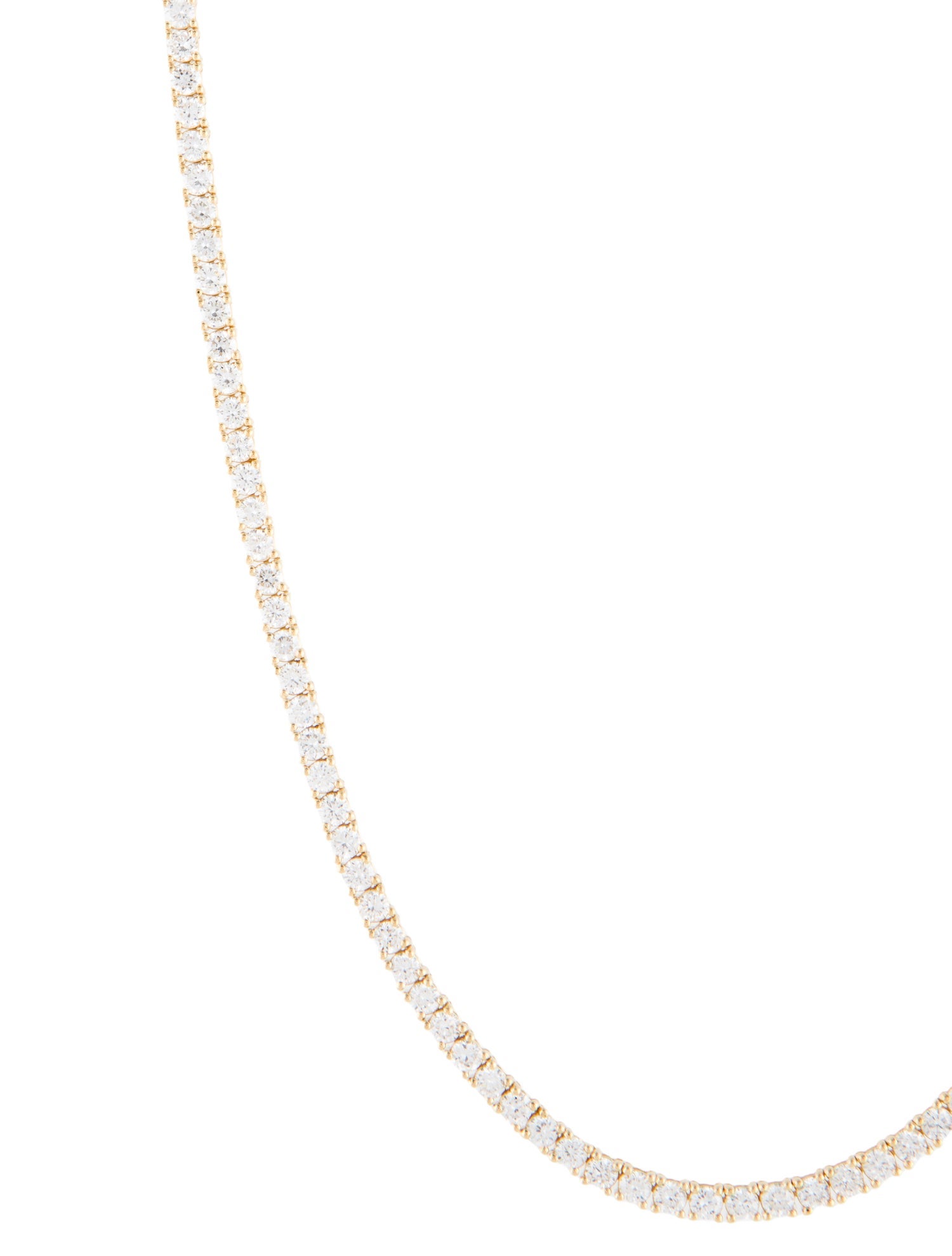 Necklace 14K 9.29ctw Lab-Grown Diamond Tennis