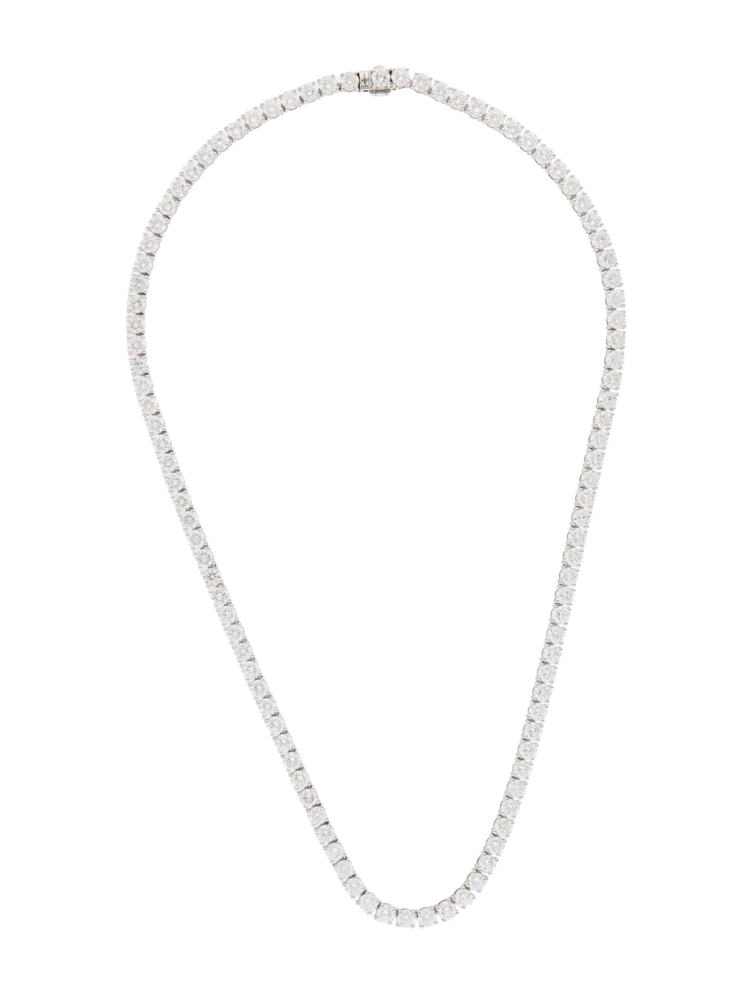 Necklace 14K 25.21ctw Lab-Grown Diamond Tennis