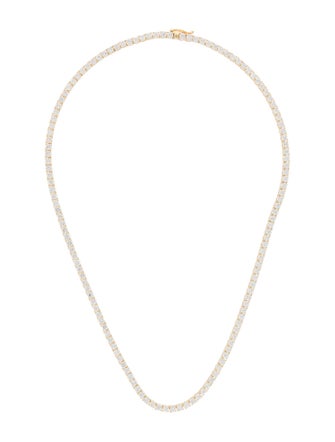 Necklace 14K 11.64ctw Lab-Grown Diamond Tennis Necklace