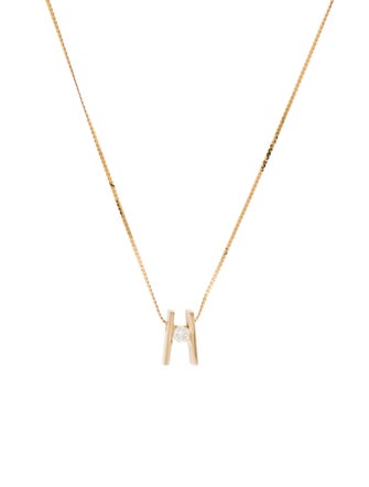Necklace 14K Diamond Pendant Necklace