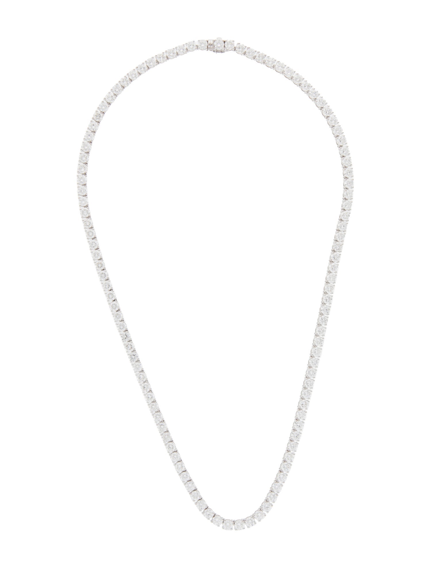 Necklace 14K 22.92ctw Lab-Grown Diamond Tennis