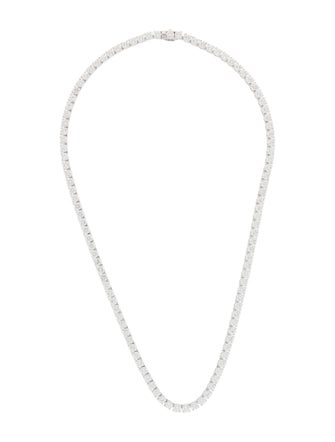 Necklace 14K 22.92ctw Lab-Grown Diamond Tennis Necklace