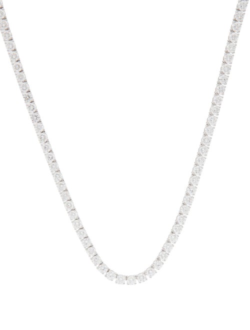 Necklace 14K 22.92ctw Lab-Grown Diamond Tennis Necklace