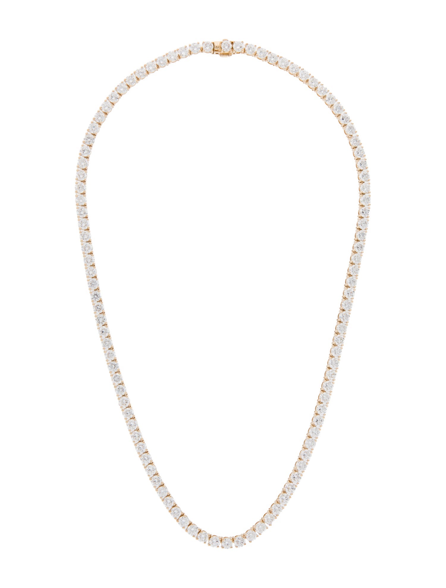Necklace 14K 25.27ctw Lab-Grown Diamond Tennis