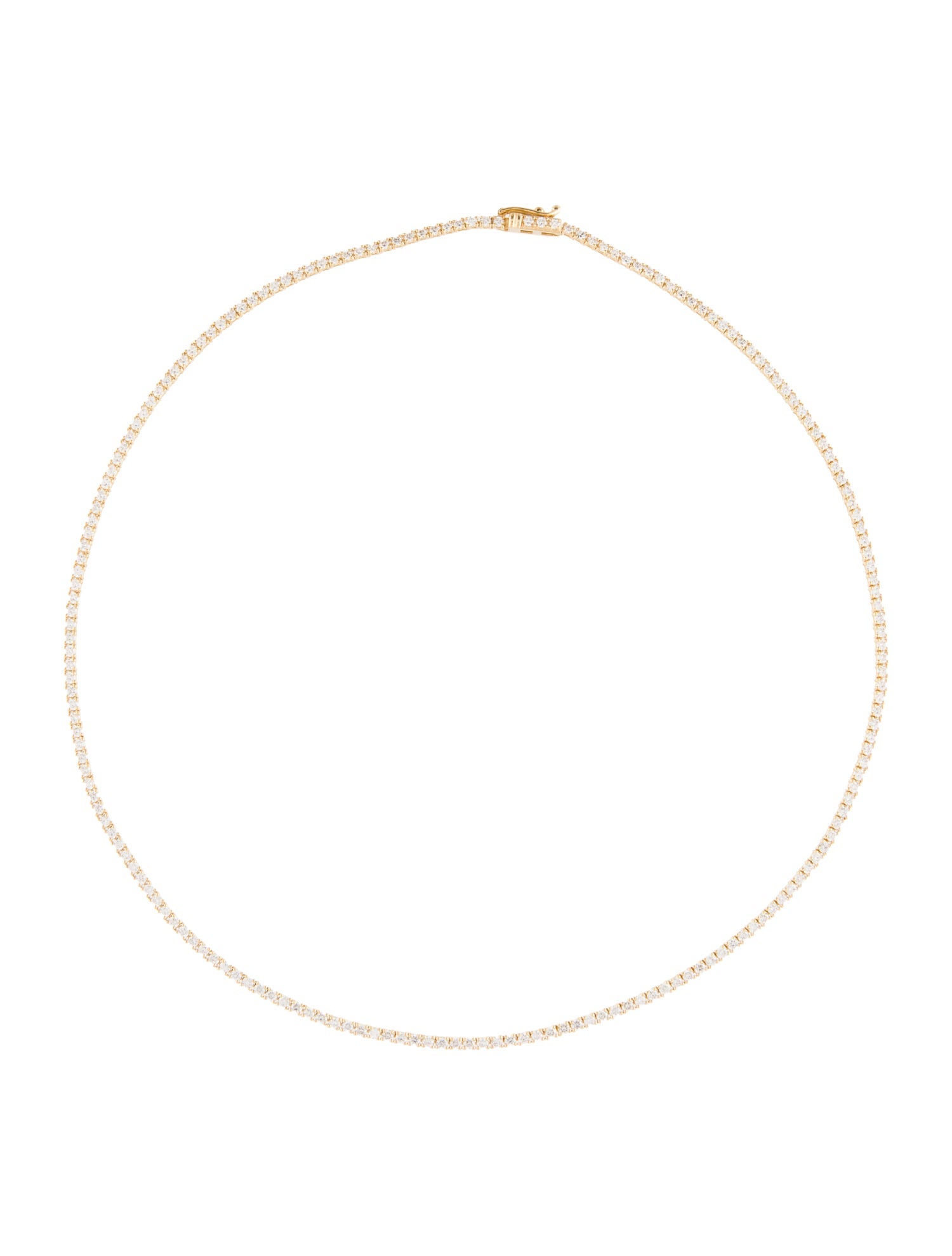 Necklace 14K 3.79ctw Lab-Grown Diamond Tennis