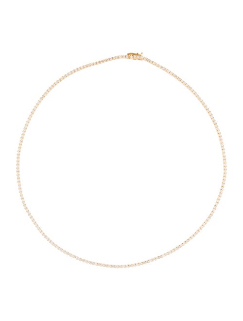 Necklace 14K 3.79ctw Lab-Grown Diamond Tennis Necklace