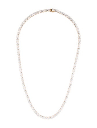 Necklace 14K 29.58ctw Lab-Grown Diamond Tennis Necklace