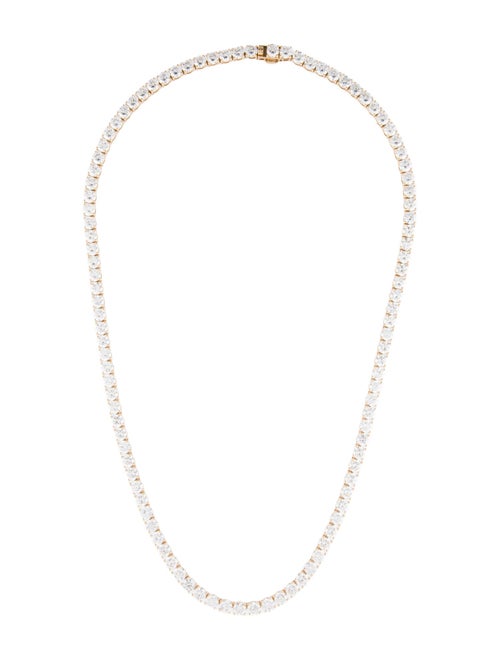 Necklace 14K 29.58ctw Lab-Grown Diamond Tennis Necklace