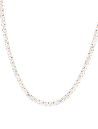 Necklace 14K 29.58ctw Lab-Grown Diamond Tennis Necklace