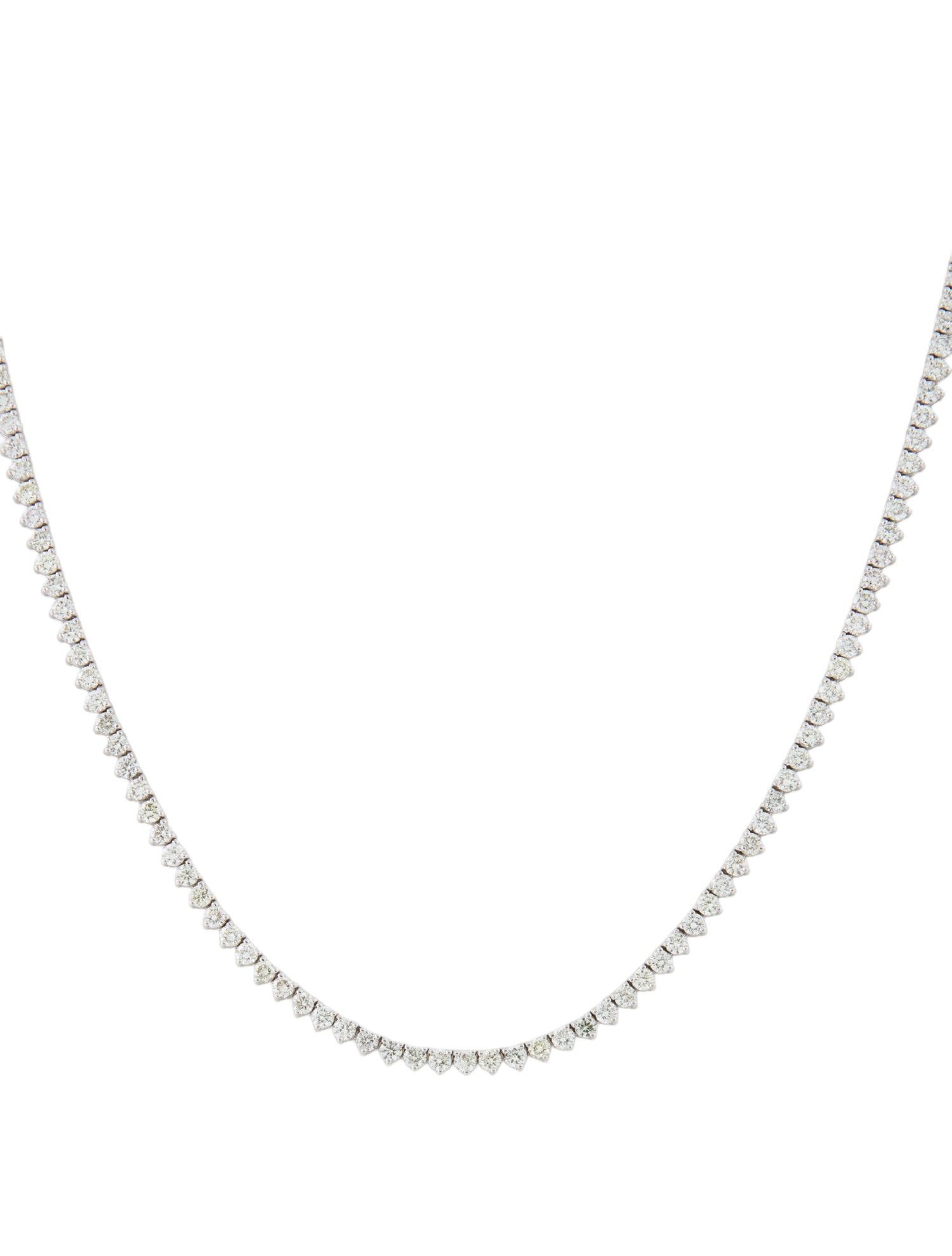 Necklace 18K 5.31ctw Diamond Tennis