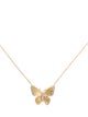 Necklace 14K Diamond Butterfly Pendant Necklace