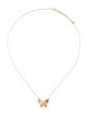 Necklace 14K Diamond Butterfly Pendant Necklace