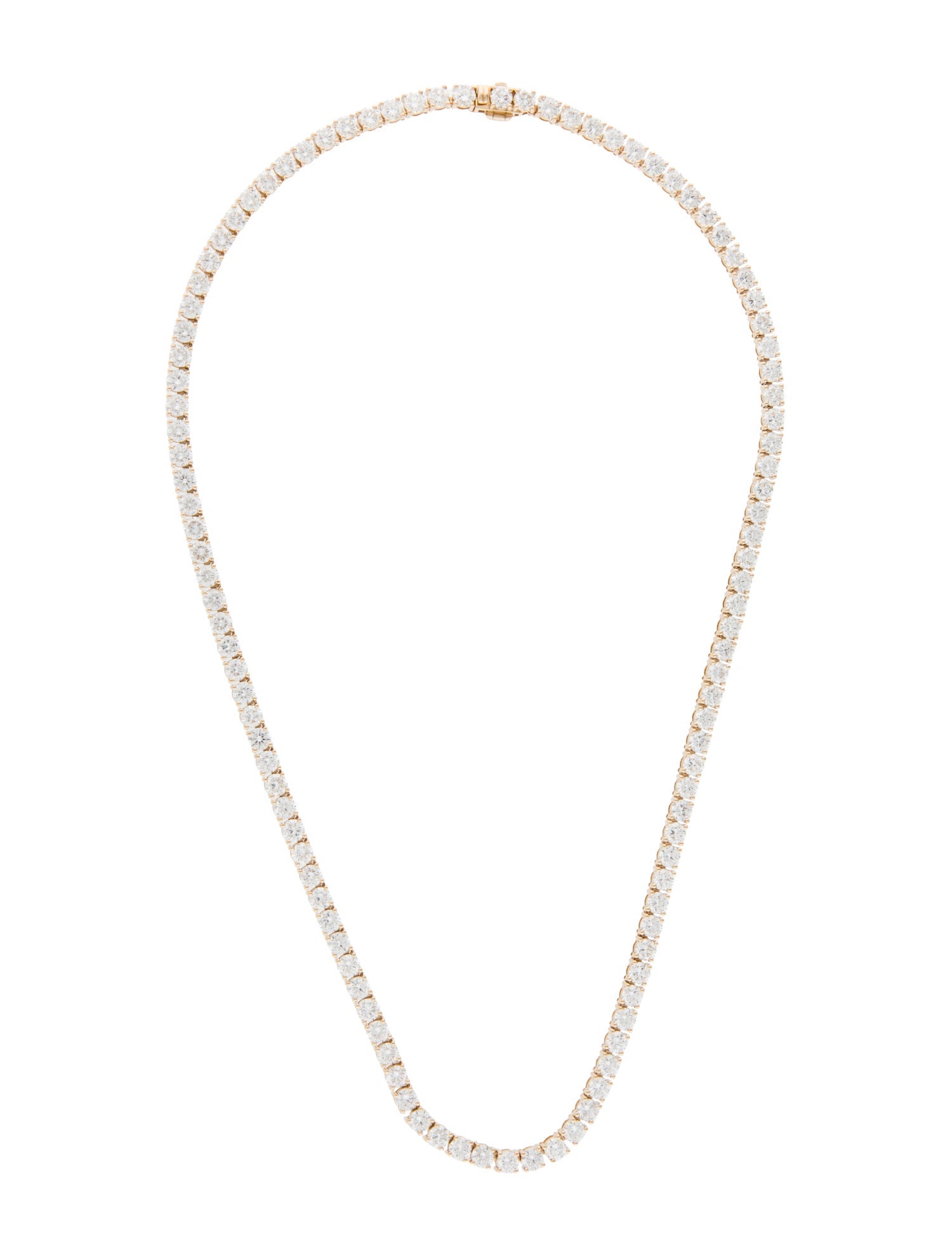 Necklace 14K 22.90ctw Lab-Grown Diamond Tennis