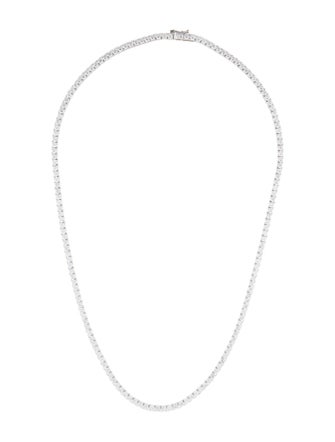 Necklace 14K 10.50ctw Lab-Grown Diamond Tennis Necklace