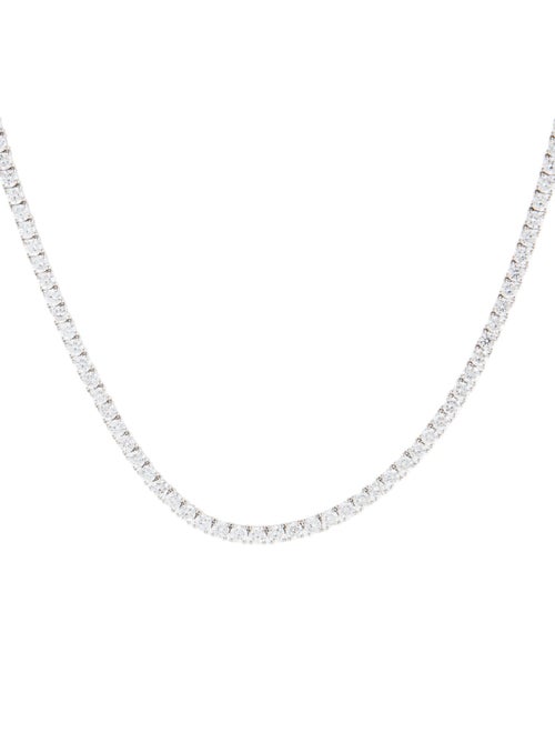 Necklace 14K 10.50ctw Lab-Grown Diamond Tennis Necklace