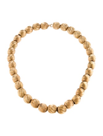 Necklace 14K Bead Strand Necklace
