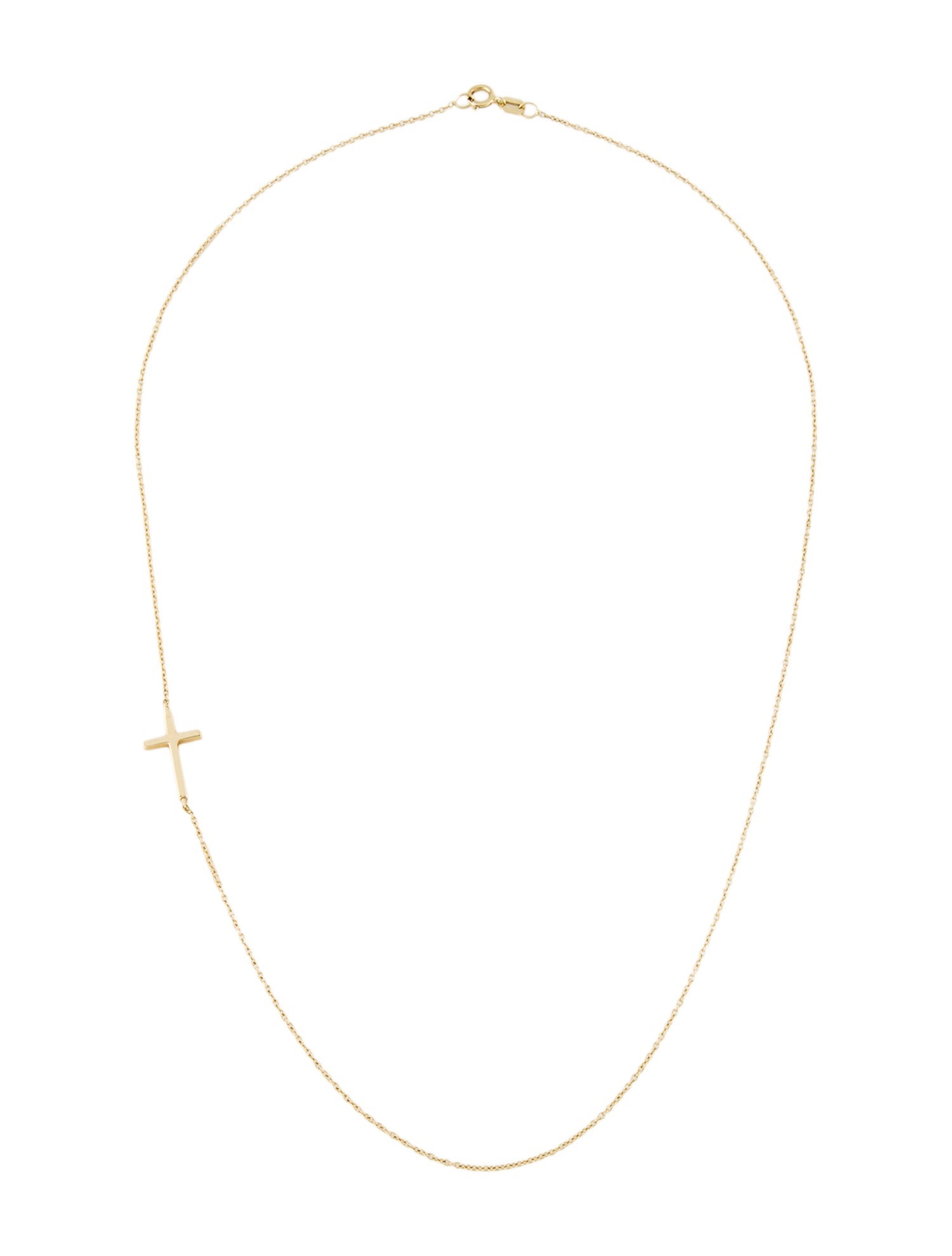 Necklace 14K Cross Station