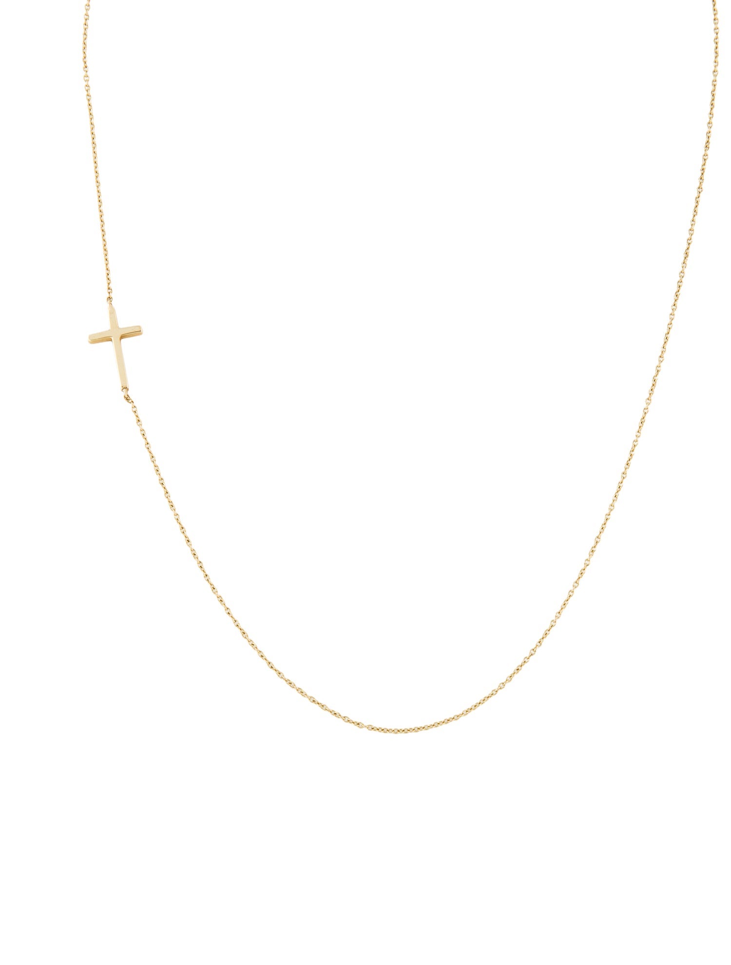 Necklace 14K Cross Station