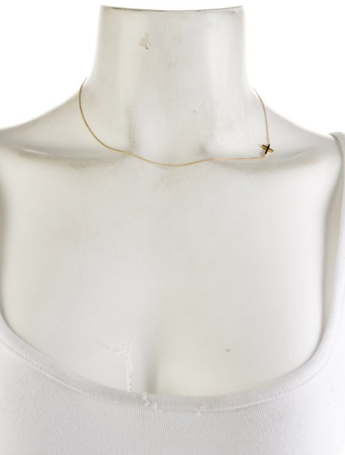 Necklace 14K Cross Station Necklace